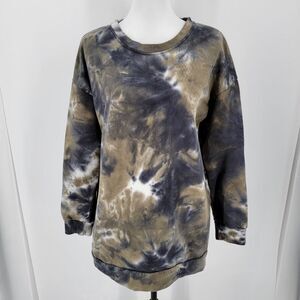 Tularosa Sweatshirt Women's Large Tie Dye Crew Neck Pullover
